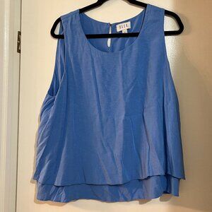 Elle Blue Sleeveless Top (XL)